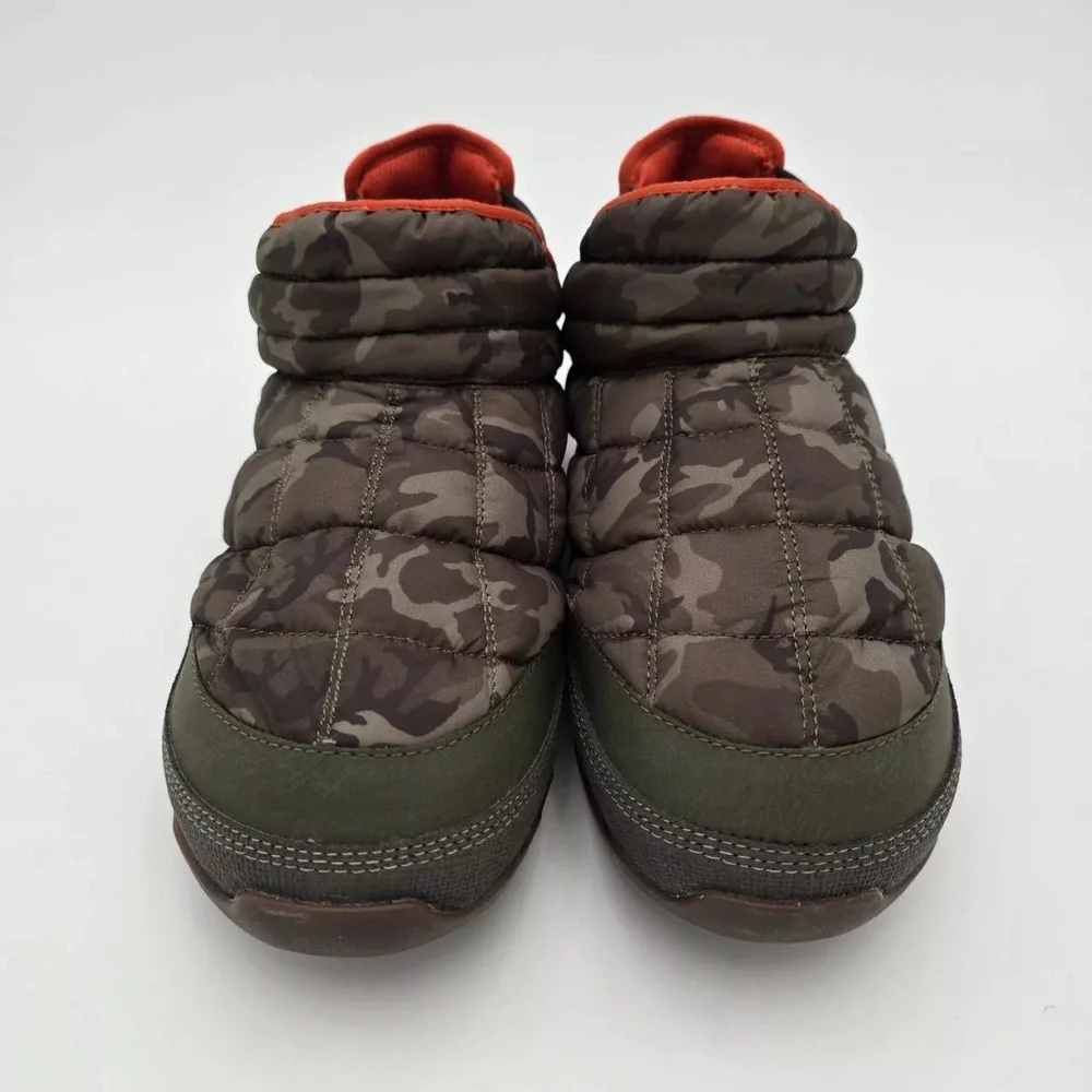 LL Bean Mountain Classic Quilted Ankle Boots II Men's Size 11 Loden Camo Slip On